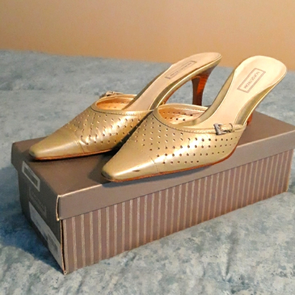 Pale Green Nordstrom Mules